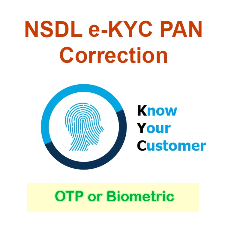 New ID Create of NSDL e-KYC CSF PAN Apply